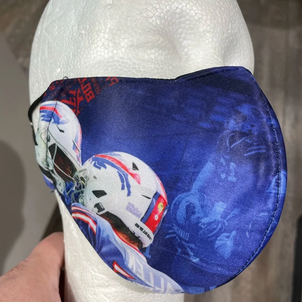 Buffalo Bills NFL football logo Blue Color Face Mask ~ one size fits all